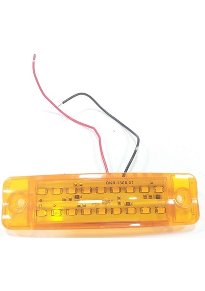 24V Parmak Lamba 18-Ledli Turuncu (102*28 Mm)