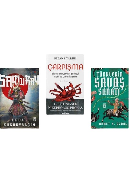 Samuray - Çarpışma - Türklerin Savaş Sanatı 3'lü Set