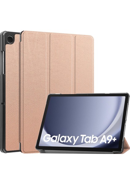 Samsung Galaxy Tab A9 Plus 2023 Için Otomatik Uyandırma Uyku Özellikli Darbeye Dayanıklı Tablet Kılıfı (Yurt Dışından)