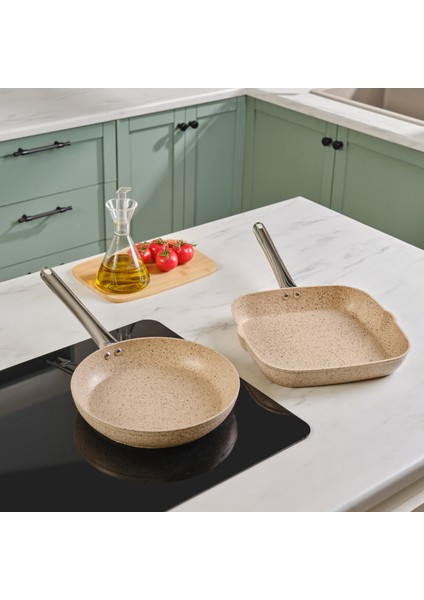Biogranit Nare Tava - Grill Set Wood