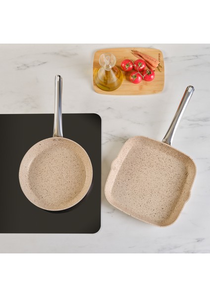Biogranit Nare Tava - Grill Set Wood