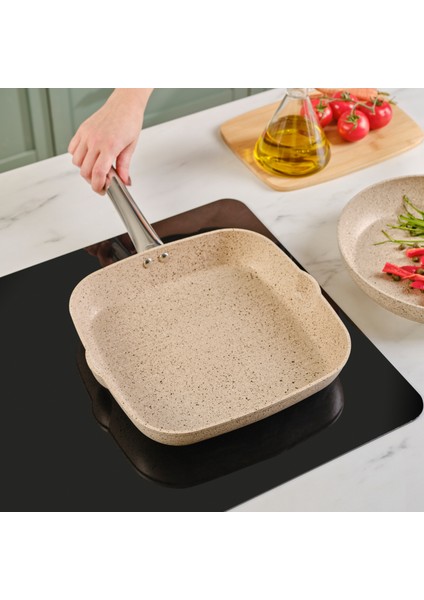 Biogranit Nare Tava - Grill Set Wood