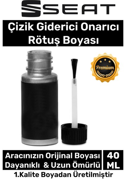 Özel Üretim Suya Dayanıklı Seat Marka Uyumlu Çizik Taş Izi Giderici Onarıcı 40ML Oto Rötuş Boyası