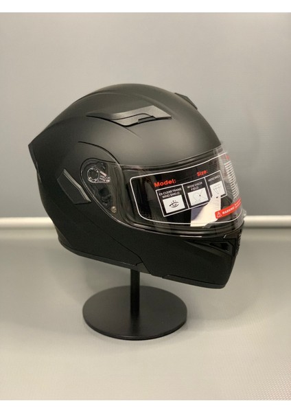 Motopoint JK-902 Güneş Vizörlü Çene Açılır Kask