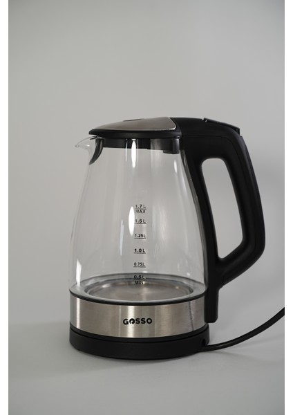 2250 1.7 Lt Işıklı Cam Kettle