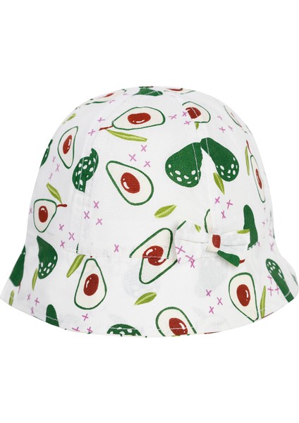 Kız Çocuk Şapka 2-5 Yaş Beyaz