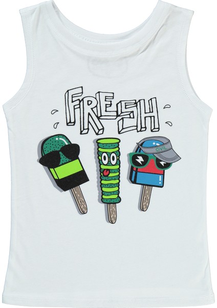 Erkek Çocuk Şortlu Takım 2-5 Yaş Beyaz modelleri