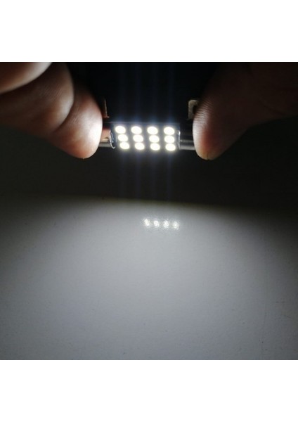 36MM Beyaz 16 Smd Sofit Oto LED Ampulü