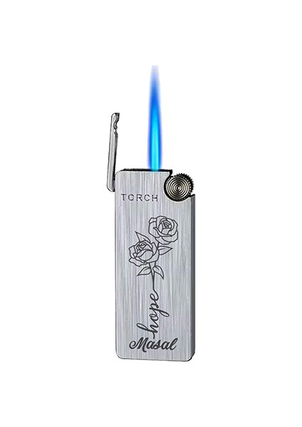 Kişiye Özel Isimli Gazlı Tasarım Çakmak Rüzgara Dayanıklı fiyatları