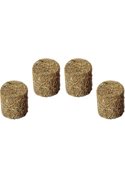 4 Mini Balyaları Yard Için Simüle Yığını El Yapımı Dıy Yuvarlak (Yurt Dışından) modelleri