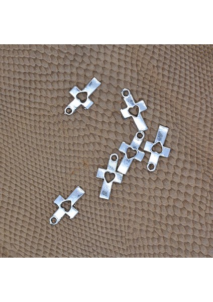 100 Kadın Ş Hollow Çapraz Kolye Kolye Takılar 18X10MM (Yurt Dışından)