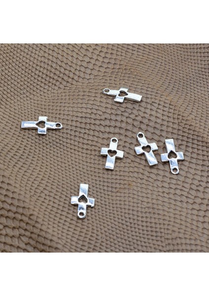 100 Kadın Ş Hollow Çapraz Kolye Kolye Takılar 18X10MM (Yurt Dışından)