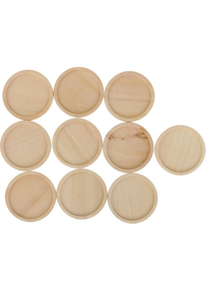 10 Boş Ahşap Kolye Charms Şon I Ahşap - 30 mm (Yurt Dışından)