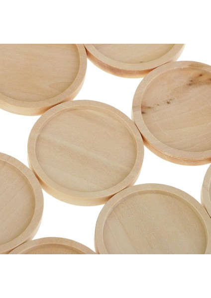 10 Boş Ahşap Kolye Charms Şon I Ahşap - 30 mm (Yurt Dışından)