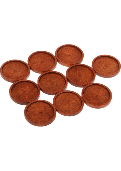 10 Ahşap Kolye Kolye Takımı Cabochon Ik Açık - 30 mm (Yurt Dışından)