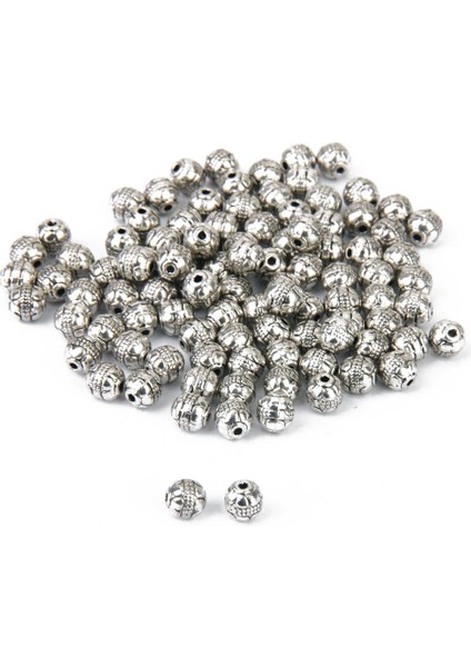100± Vintage Yuvarlak Spacer Charms Dıy Takı Yapımı (Yurt Dışından)