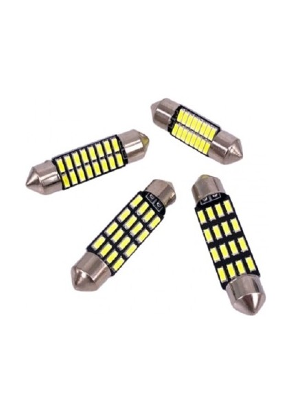 36MM Beyaz 16 Smd Sofit Oto LED Ampulü