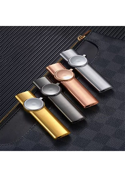 Kişiye Özel Isimli Tasarım Metal Zarif Gold Çakmak modelleri