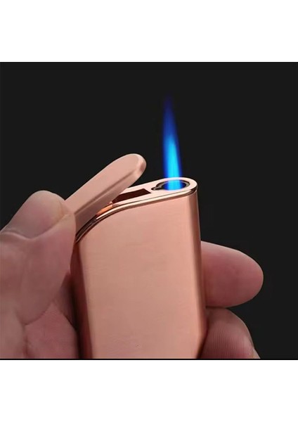 Kişiye Özel Isimli Tek Torch Metal Tasarım Zarif Gazlı Çakmak