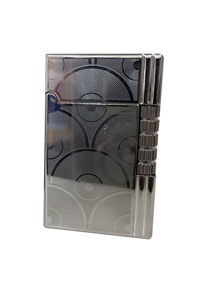 Lüks Dupont Tasarımlı Metal Gazlı Çakmak Silver