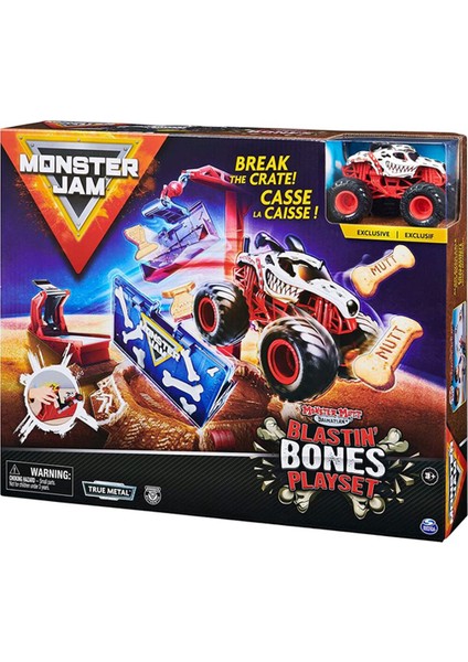 Monster Jam 1:64 Oyun Seti Blastin Bones