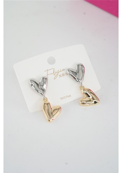 Kadın Vip Seri Gümüş Klipsli Anti Alerjenik Küpe STL003 fiyatları