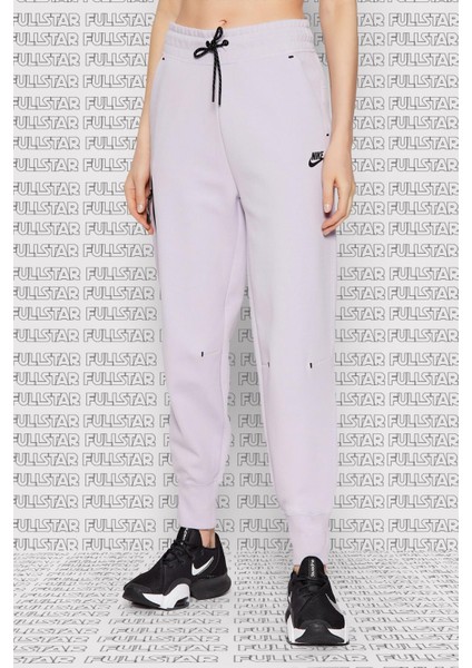 Sportswear Tech Fleece Trousers Bol Kesim Kadın Lila Eşofman Altı