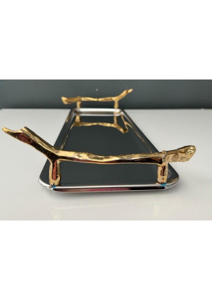 Branch Metal Dikdörtgen Tepsi