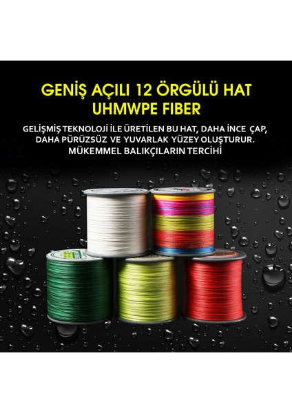 Pe Örgü Platinum X12 Beyaz Ip 1000M Makara Misina