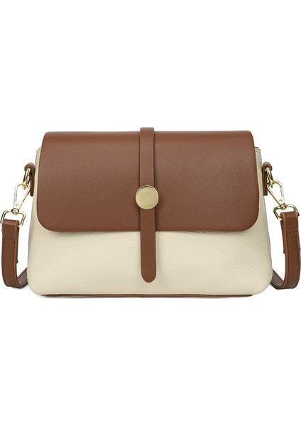 Kadınlar Için Hakiki Deri Çanta Günlük Işe Gidip Gelme Için Crossbody Çanta Çok Küçük Kare Çanta (Yurt Dışından)