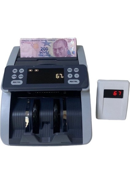 V1 Ekonomik Para Sayma Makinesi (sahte tespitli - karışık sayım yapmaz)