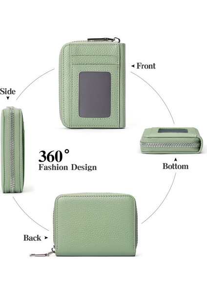 Kadınlar Için Hakiki Deri Cüzdan Kısa Moda Kadın Çantalar Kart Tutucu Bozuk Para Cüzdanı Para Klip Kadın Cüzdan (Yurt Dışından)