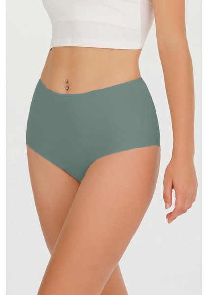 5li Kadın Iz Yapmaz Yüksek Bel Lazer Kesim Külot indirimleri