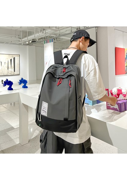 Moda Naylon Sırt Çantası Tiki Tarzı Öğrenciler Okul Rahat Düz Renk Büyük Çanta Okul Çantası Gizli Sakli Konusmalar Genç Seyahat (Yurt Dışından) fiyatları