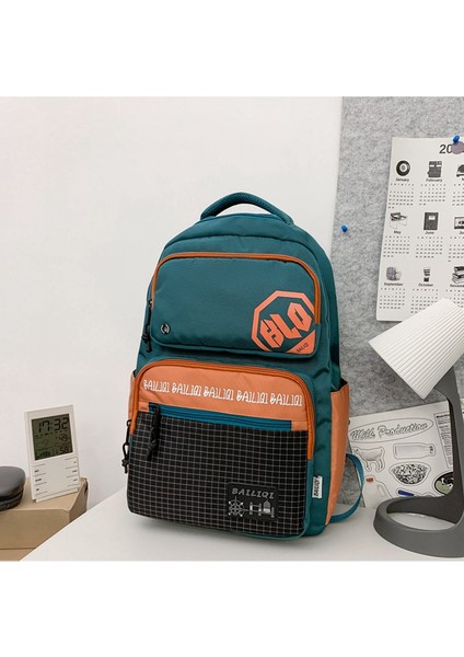 Moda Okul Çantası Unisex Rahat Sırt Çantası Hafif Kadın Sırt Çantası Tasarımcı Okul Çantaları Kız Erkek Kolej (Yurt Dışından)