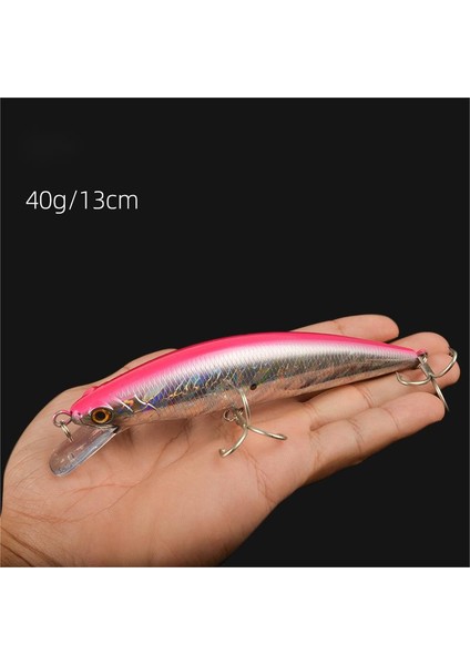 Batan Minnow Balıkçılık Cazibesi 40G-130MM/60G-151MM/80G-170MM Uzun Menzilli Derin Deniz Tekne Balıkçılık Levrek Ispanyol Uskumru Gt Ton Balığı Deniz Balıkçılığı Lures (Yurt Dışından) fiyatları