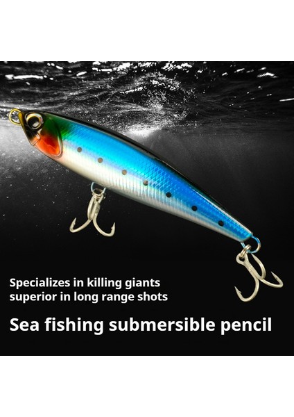 160MM 65G Batan Kalem Balıkçılık Cazibesi Büyük Oyun Yapay Sert Yem 4x Kanca Gt Ton Balığı Deniz Balıkçılığı Lures (Yurt Dışından) modelleri