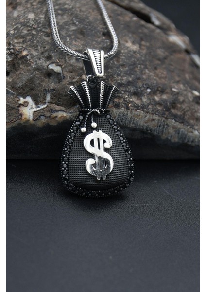 Gümüş Dolar Desenli 925 Ayar Gümüş Kolye Zincir fiyatları