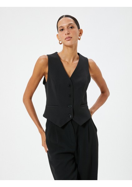 Blazer Yelek V Yaka Astarlı fiyatları