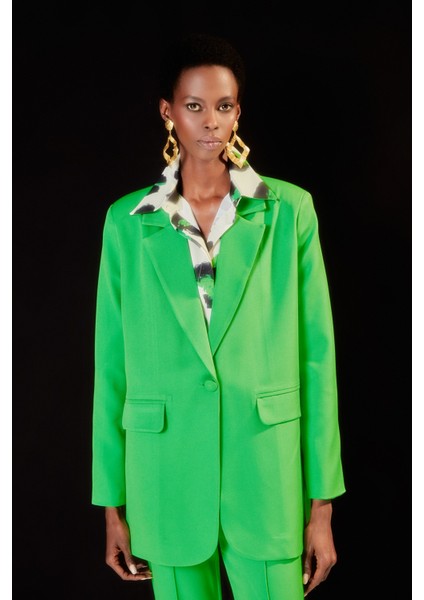 Salaş Klasik Ceket - Açık Yeşil