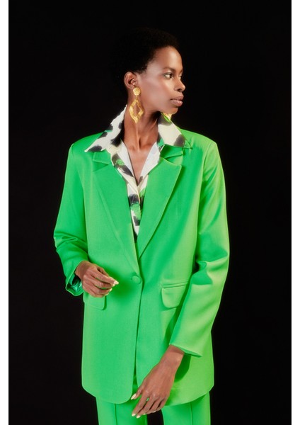 Salaş Klasik Ceket - Açık Yeşil fırsatları