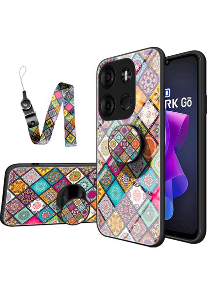 Tecno Spark Go 2023 4g Pc+Tpu+Kordonlu Temperli Cam Kapak (Yurt Dışından)