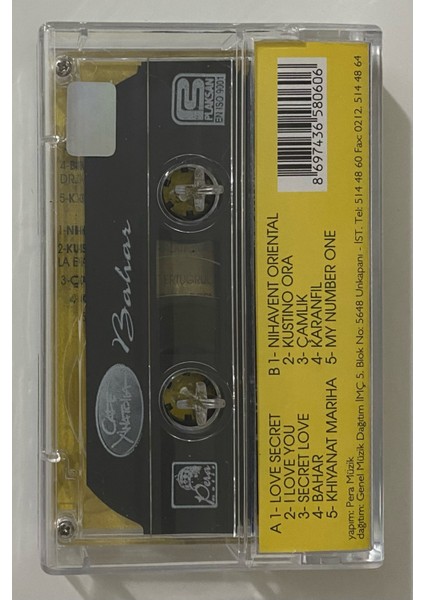Cafe Anatolia Kaset (Orjnal Dönem Baskı Kaset)
