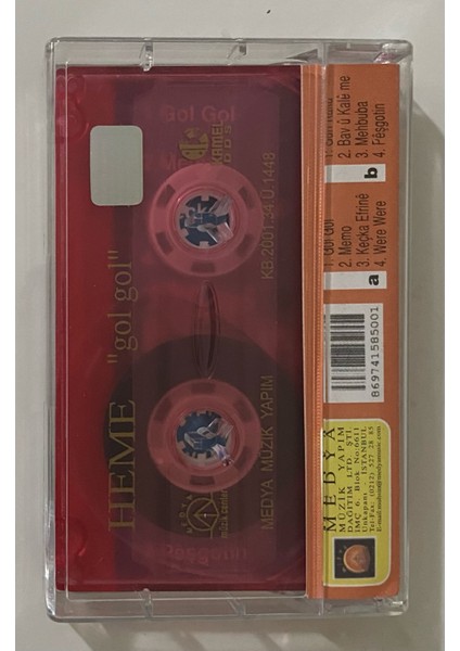 Heme Gol Gol Kürtçe Pop Müzik Kaset (Orjnal Dönem Baskı Kaset)