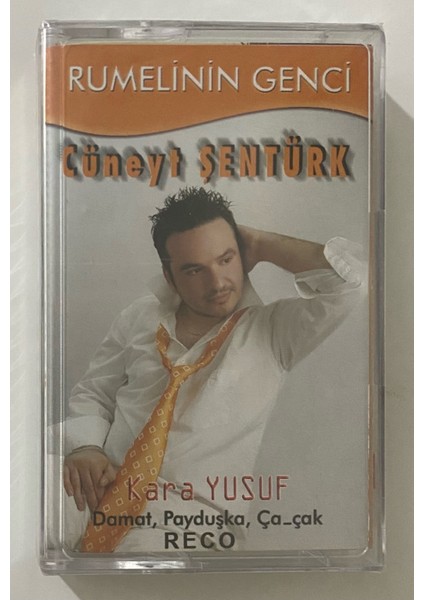 Cüneyt Şentürk Rumelinin Genci Kaset (Jelatininde Sıfır Orjnal Dönem Baskı Kaset)