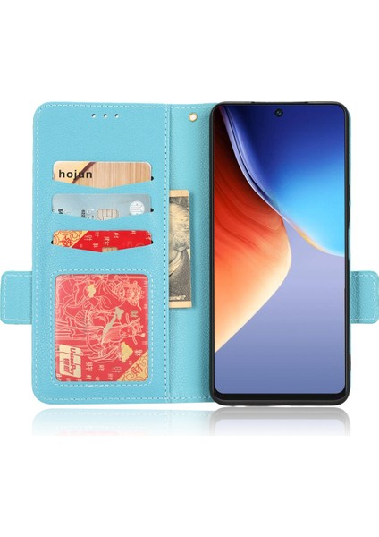 Tecno Camon 19 4g Darbeye Dayanıklı Pu Deri Telefon Cüzdan Standı Kılıf (Yurt Dışından)