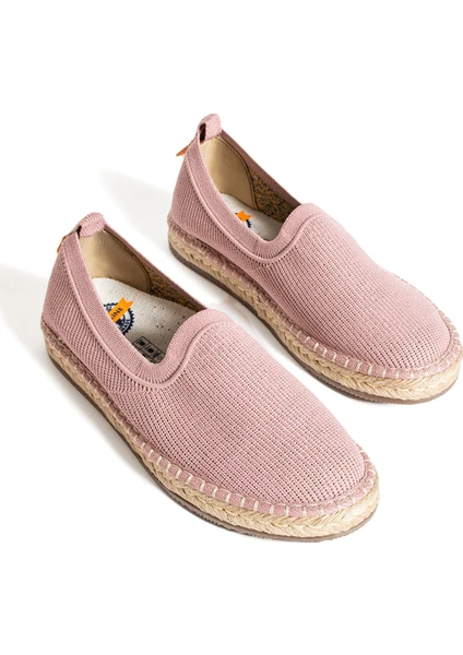 Yula Fashion Shoes Espadrıl Ayakkabı-Pudra-36