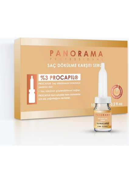 Panorama Professional Ampul Serum (6 Ml*10 Adet) /procapil Içerikli -VEGAN - SÜLFATSIZ