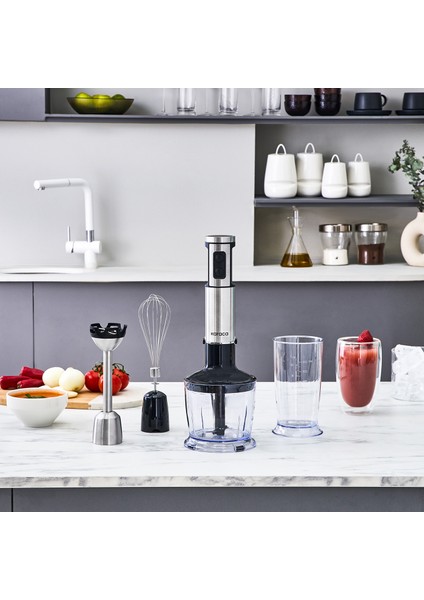 Inox Quick Mix Hız Ayarlı 1300W El Blender Set 9616B