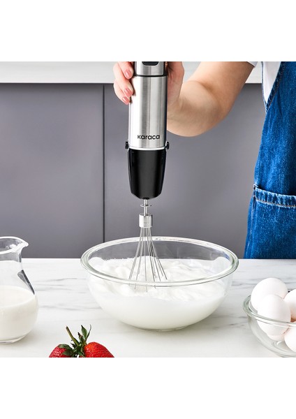 Inox Quick Mix Hız Ayarlı 1300W El Blender Set 9616B